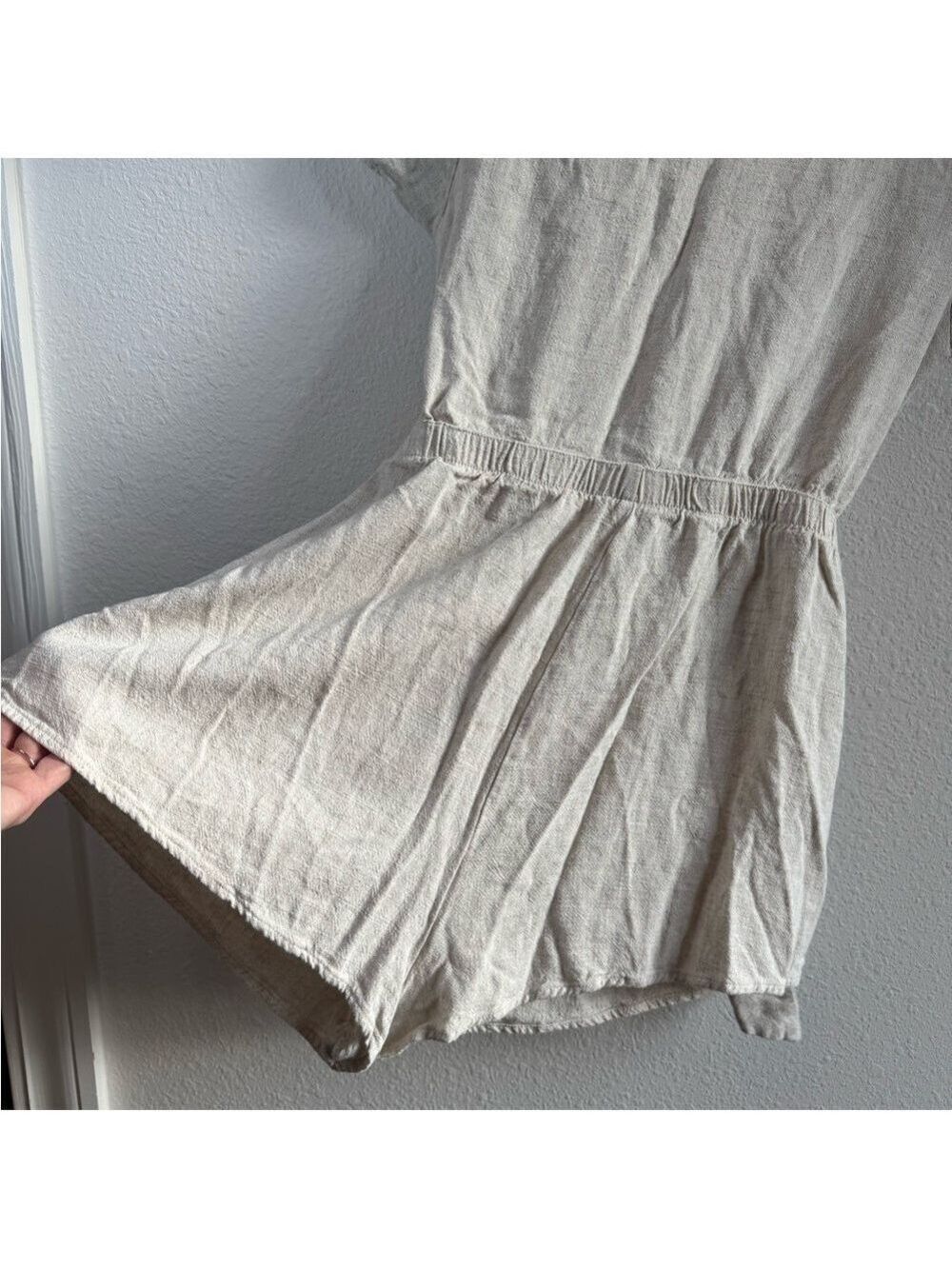 PRINCESS POLLY ‘Ragnar’ Cutout Linen Romper - Picture 10 of 11